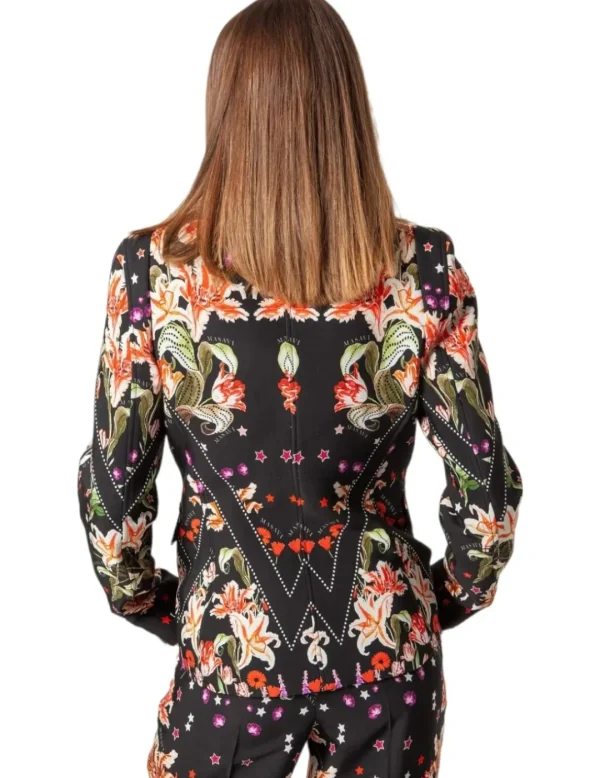 Masavi Blazer Estampado Flores- Cazadoras Y Chaquetas