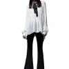 Aniye By Blusa 181293 blanca con corbata- Blusones | Camisas