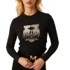 Mangata Camiseta 2402-0610 Negra- Camisetas
