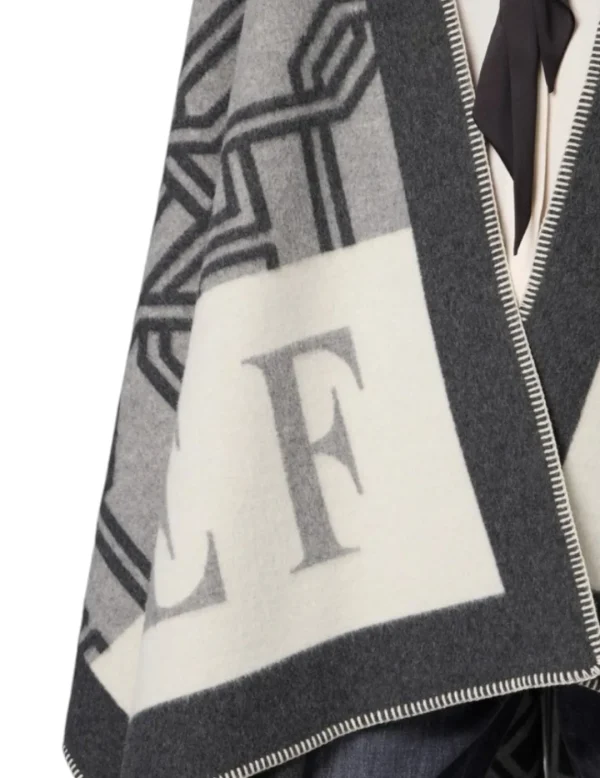 Elisabetta Franchi Capa Jacquard Elisabetta- Cazadoras Y Chaquetas