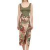 Access Falda 43-6062-065 estampada hojas- Faldas