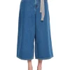 Gaudi Pantalón Ancho Denim- Pantalones Y Shorts