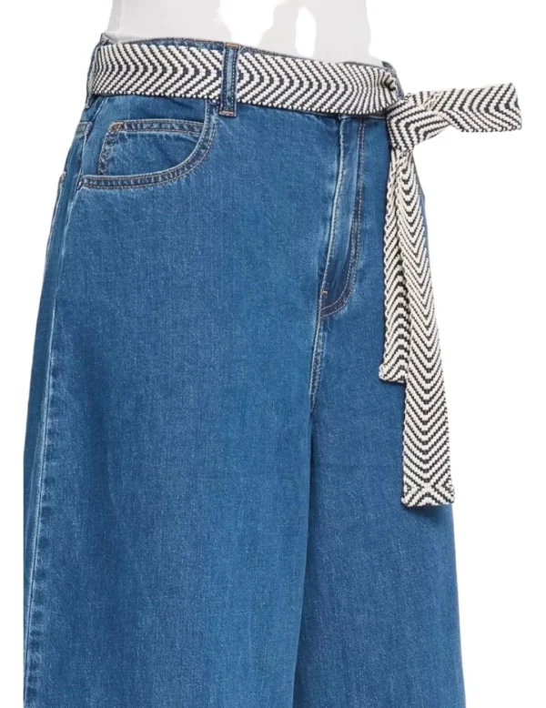 Gaudi Pantalón Ancho Denim- Pantalones Y Shorts