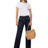 Elisabetta Franchi Pantalón denim palazzo- Pantalones Y Shorts