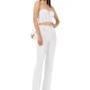 Elisabetta Franchi Pantalón Recto Aplicaciones- Pantalones Y Shorts