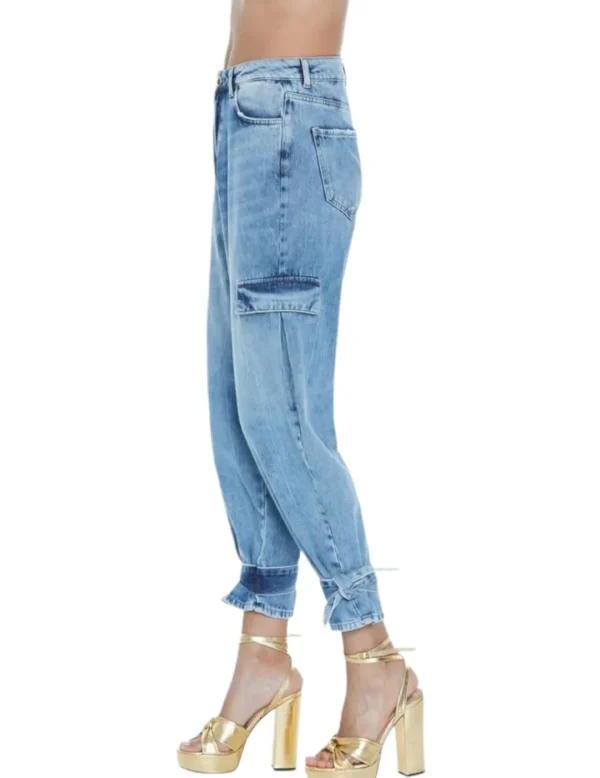 Relish Pantalón Cargo Denim- Pantalones Y Shorts
