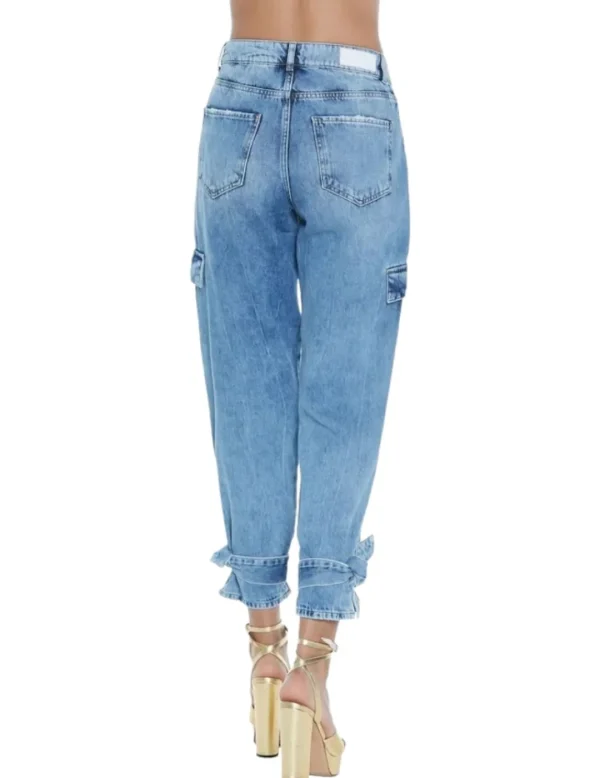 Relish Pantalón Cargo Denim- Pantalones Y Shorts
