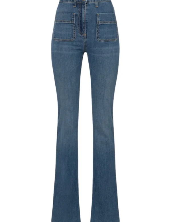 Elisabetta Franchi Pantalón Tejano PJ39S41 Elisabetta- Pantalones Y Shorts