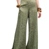 Access Pantalon Ancho Print- Pantalones Y Shorts