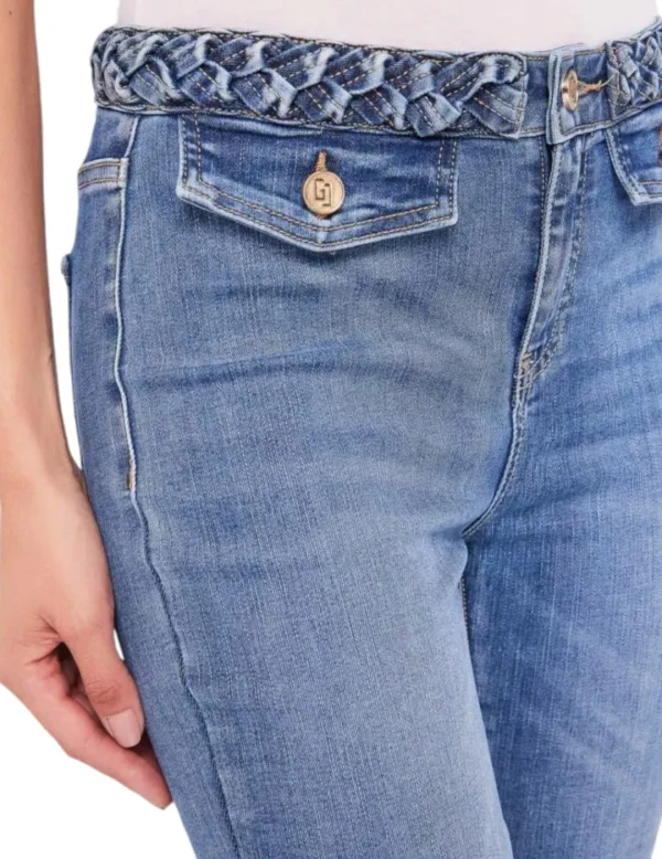 Gaudi Pantalon 421BD26017 Denim Campana- Pantalones Y Shorts