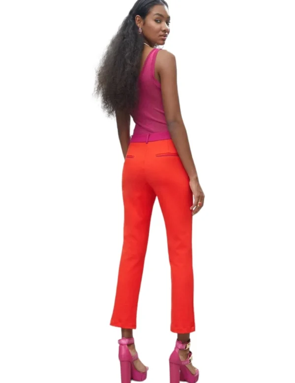 LOLA CASADEMUNT PANTALON BICOLOR- Pantalones Y Shorts