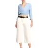Please Pantalon Palazzo Con Cinturon- Pantalones Y Shorts