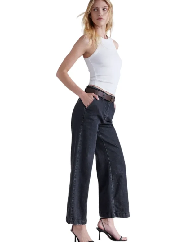 Please Pantalon P2SQBZCPDC Palazzo- Pantalones Y Shorts