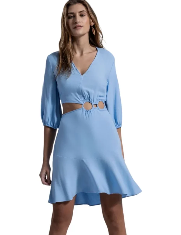 LezaLez Vestido Arandelas Barriga- Vestidos