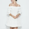 Highly Preppy Vestido Bordado Troquel- Vestidos
