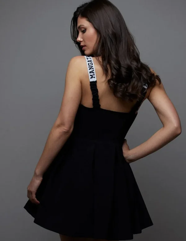 Mangata Vestido corset capa parche gato- Vestidos