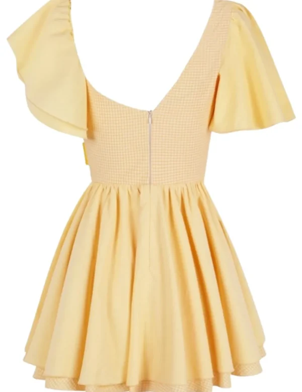 Guts u0026 Love Vestido Guts&Love Jaune Printemps- Vestidos