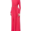 Elisabetta Franchi Vestido Largo Cinturilla- Vestidos