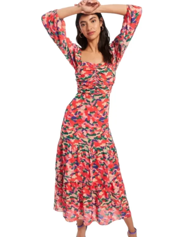 Mioh Vestido Largo Estampado- Vestidos