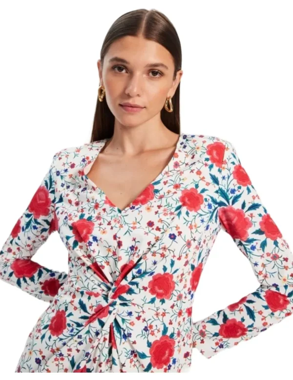 Mioh Vestido M/L Nudo- Vestidos